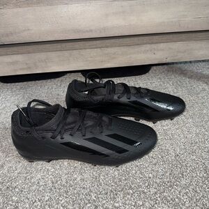 Adidas Kids Black soccer cleats